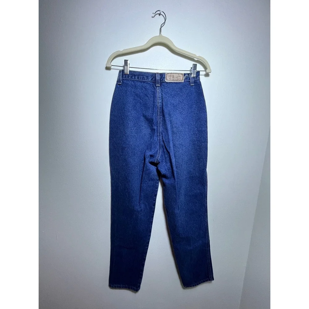 Vintage Rocky Mountain Clothing Co High Waisted Western Jeans Blue Denim